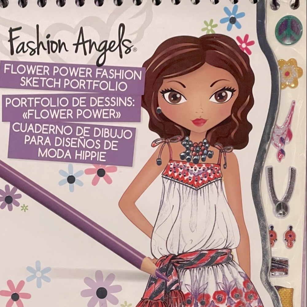 Fashion Drawing Booklet w/ Stickers